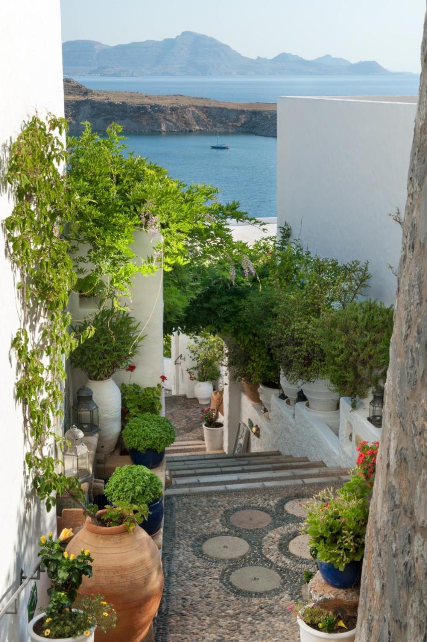 Melenos Art Boutique Hotel Líndos Dış mekan fotoğraf